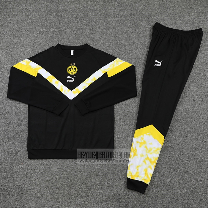 Chandal de Sudadera del Borussia Dortmund 2022 Negro